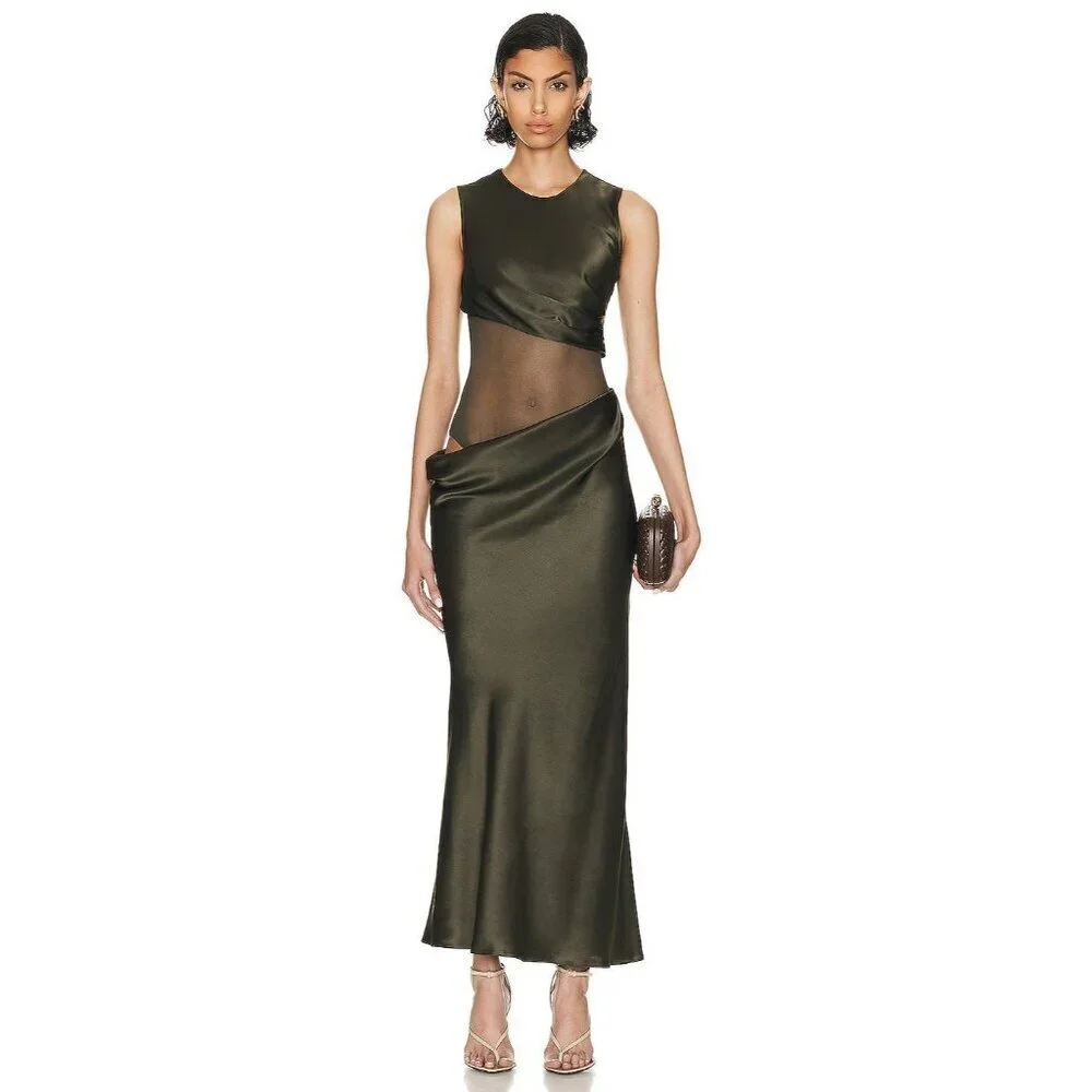 Christopher Esber Olive Maxi Dress - Picture 2 of 16